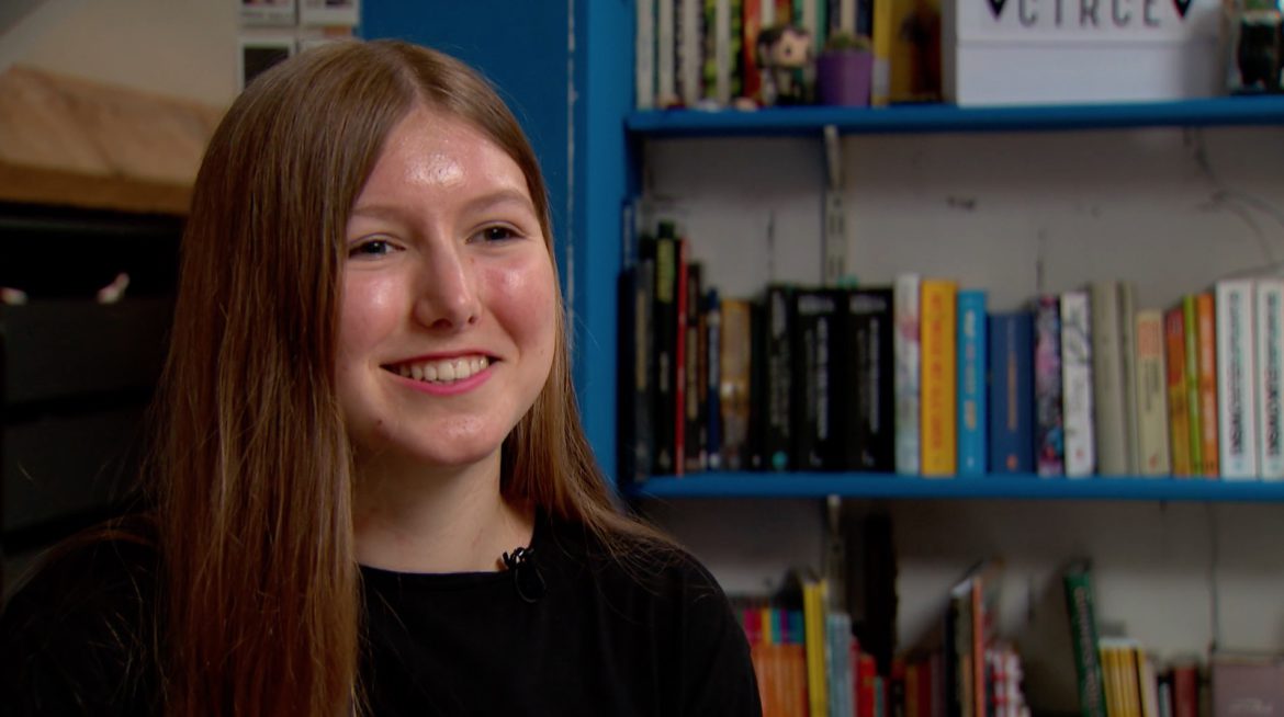 Nell De Smedt in het VTM Nieuws